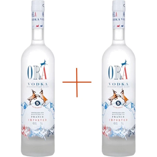 Набор Водка "Ora Vodka" 0.7л 40% + "Ora Vodka" 0.7л 40% (WT4735)
