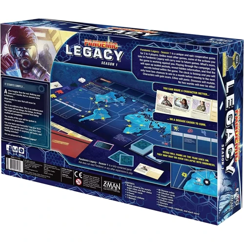 Настольная игра Z-Man Games Pandemic: Legacy - Season 1 (Blue Version) - EN НА АНГЛИЙСКОМ ЯЗЫКЕ фото 5
