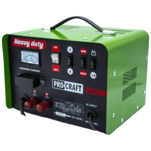 Пуско-зарядний пристрій (живлення від мережі) Procraft PZ280A: Тип Пуско-зарядное устройство (питание от сети)