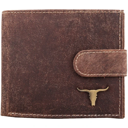 Мужское портмоне DNK Leather коричневое (DNK-01L-BAW-TAN): Пол Мужской