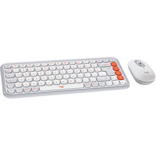 Комплект беспроводной Logitech POP Icon Combo Off-White (920-013141)