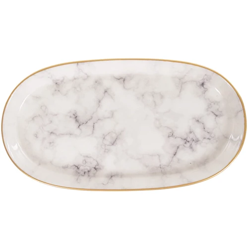Страва Alba ceramics Marble набір 3 шт. 17 см 25 см 30 см (769-028)