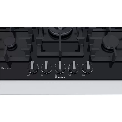 Варочная поверхность Bosch PPQ7A6B90: Расположение панели спереди