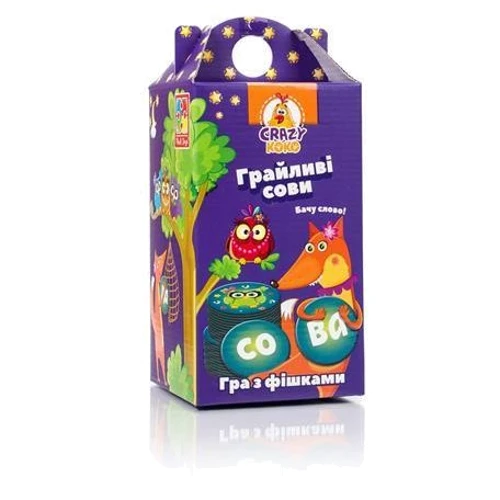 Настільна гра Vladi Toys Грайливі сови Бачу слово (VT8033-04): Тип Детские
