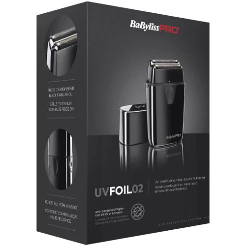 Электробритва BaByliss PRO UV double foil FXLFS2E: Возможность влажного бритья нет