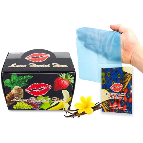 Набор латексных салфеток Trust Latex Dental Dams Vanilla 100 шт