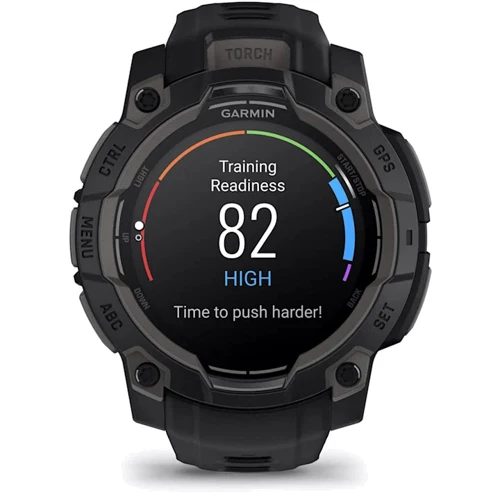 Смарт-годинник Garmin Instinct 3 AMOLED 45mm Black with Black Band (010-02936-00) фото 12