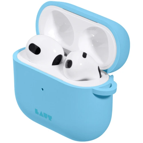 Чохол для навушників LAUT Huex Pastels Baby Blue (L_AP4_HXP_BL) для Apple AirPods 3 фото 3
