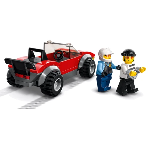Конструктор LEGO Chase with the police motorcycle Преследование автомобиля на полицейском мотоцикле (60392): Серия City