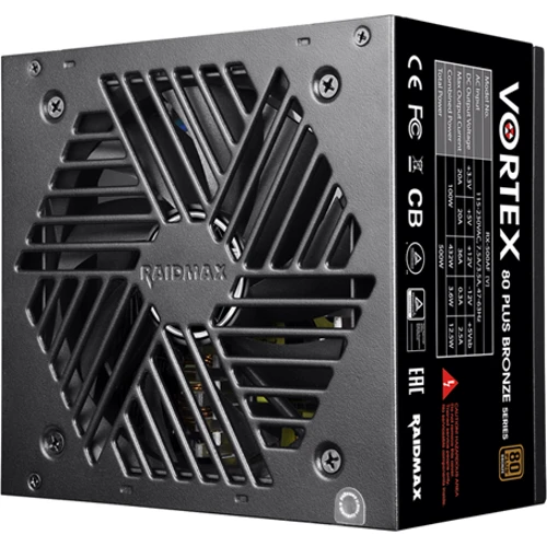 Блок питания Raidmax Vortex 500W (RX-500AF-V): Модульные (съемные) кабеля отсутствует