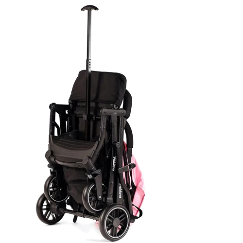 Коляска прогулочная детская Joy Fabiana 65102 розовая: Количество блоков 1