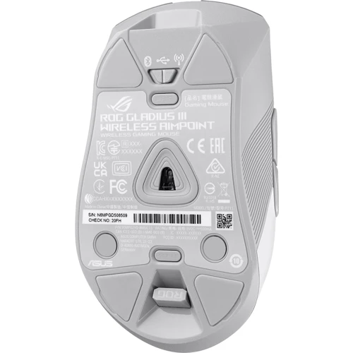 Мышь Asus ROG Gladius III AimPoint RGB White (90MP02Y0-BMUA11): Максимальное разрешение сенсора, dpi 36000