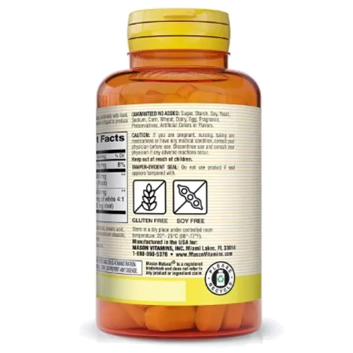 Mason Natural Korean Ginseng Женьшень Корейський 1000 мг 60 таблеток: Стать Унисекс