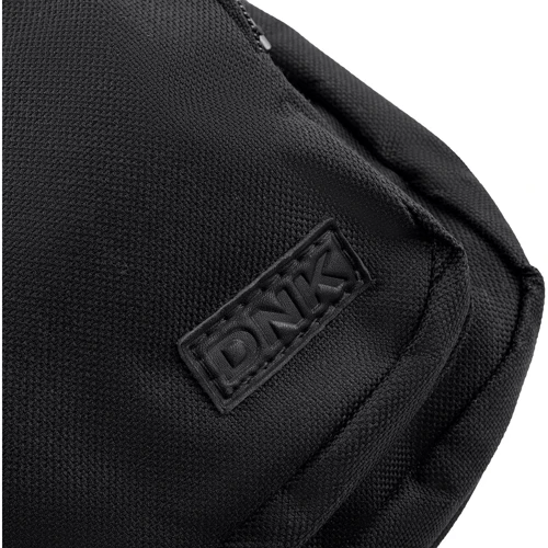 Мужская сумка-слинг DNK Leather черная (DNK-JOKER-2-BAG-1): Фактура Тканая, Матовая