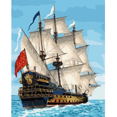 Картина по номерам Идейка "Королевский флот" 40x50см (KHO2729)