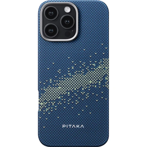 Чехол для iPhone Pitaka StarPeak Tactile Woven Case Milky way galaxy (KI1602PMYG) for iPhone 16 Pro Max фото 9