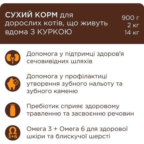 Сухой корм Club 4 Paws Premium Adult cats для выведения шерсти для взрослых кошек 2 кг (4820215369428): Основные ингредиенты Курица