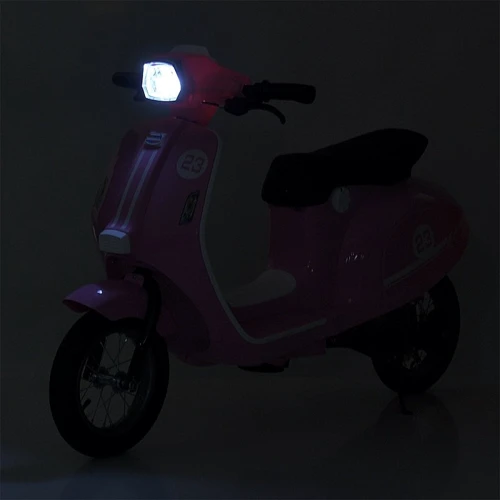 Детский электромотоцикл Bambi розовый (M 6017AL-8)