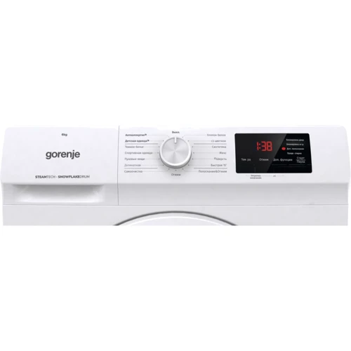 Стиральная машина Gorenje WHE60SFS: Тип загрузки фронтальная