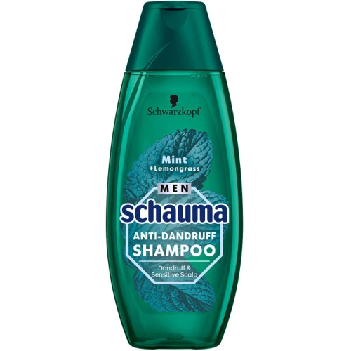 Schauma Men shampoo Anti-Dandruff Mint and Lemongrass 400 ml Шампунь для чоловіків проти лупи М'ята і Лемонграс