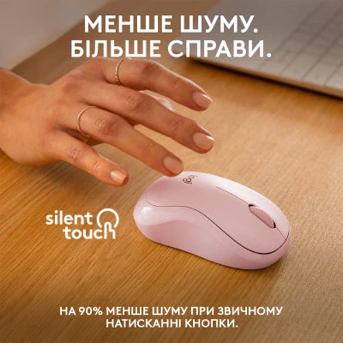 Мышь Logitech M240 Silent Wireless Rose (910-007121)
