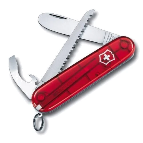 Мультитул Victorinox My First 84мм/9предметов/красный-прозрачный (0.2373.T)