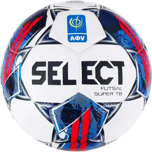 Мяч для игры Select FUTSAL SUPER TB v22 АФУ футзальный Белый красный синий Уни 4 (361346-013)