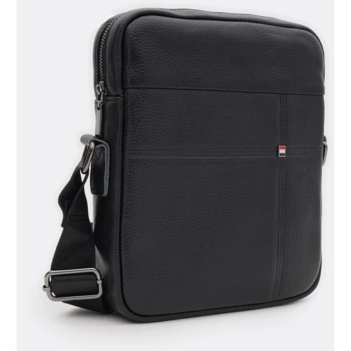 Мужская сумка планшет Borsa Leather черная (K1265-3bl-black): Пол Мужской