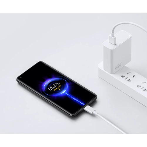 Зарядний пристрій Xiaomi Wall Charger USB 120W White with USB-C Cable (BHR6034EU): Кабель в комплекті USB-C
