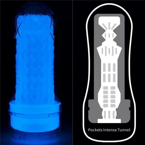 Мастурбатор LoveToy Lumino Play Masturbator Pocketed (светящийся в темноте)