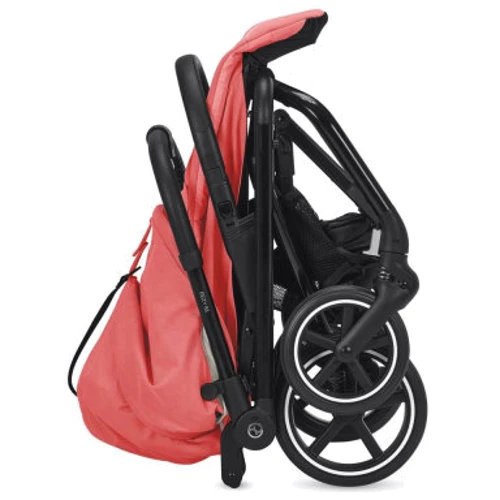 Прогулочная коляска Cybex Eezy S+2 Hibiscus Red с бампером (522001211): Ширина шасси 45 см