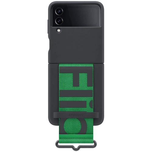 Чехол для телефонов Samsung Silicone with Strap Cover Black (EF-GF721TBEGUA) for Samsung F721 Galaxy Flip 4