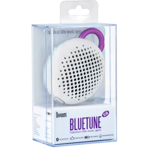 Акустика Divoom Bluetune Bean White: Подключение проводное, беспроводное