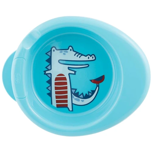 Термоустойчивая тарелка Chicco Warmy Plate голубой (16000.20): Тип Тарелка