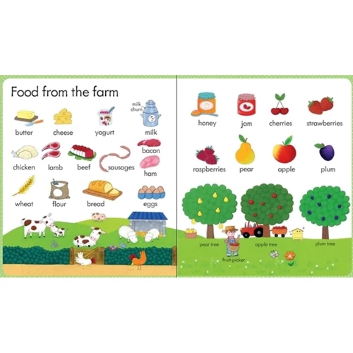 My First Word Book On the Farm / Моя перша книга зі словами. На фермі: Производитель Usborne