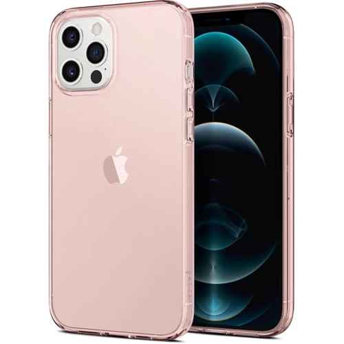 Чехол для iPhone Spigen Crystal Flex Rose Crystal (ACS01474) for iPhone 12 Pro Max: Цвет розовый