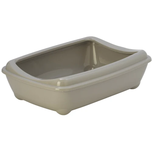 Туалет Moderna Arist-o-tray для кошек, с бортиком, 50х38х14 см серый (C192330)