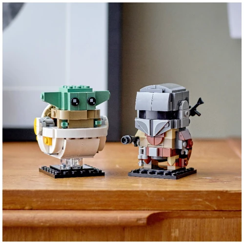 LEGO Brick Headz Мандалорец і малюк (75317) фото 6