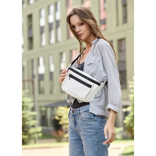 Женская поясная сумка Sambag Tirso LCH белая (80341008): Пол Женский