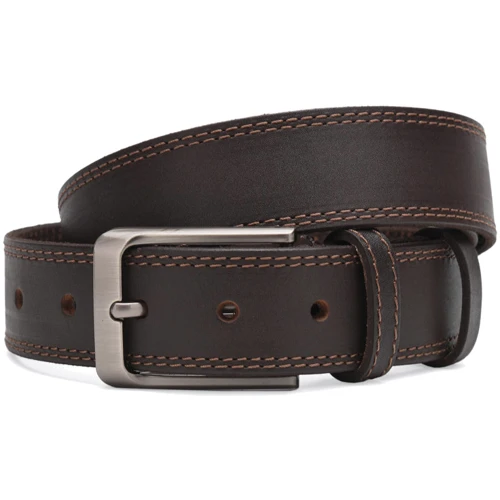Мужской ремень Borsa Leather коричневый (Cv1gnn2a-125)