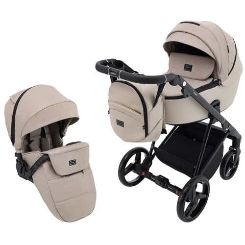 Универсальная коляска 2 в 1 Adamex Blanc Lux PS-18 (680725)