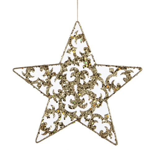 Орнамент декоративний Christmas House Зірка золотистий (8718861139457): Виробник Christmas House