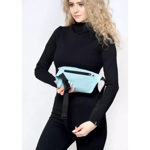 Женская поясная сумка Sambag Tirso MSH голубая (80111010): Стиль Повседневный (Casual)