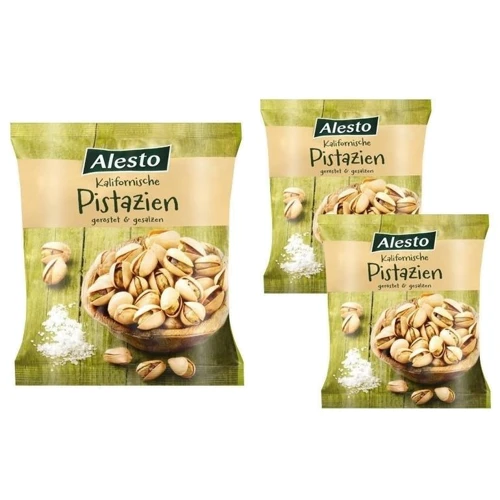 Фисташки Alesto Pistacchi 500 г (WT00393): Вес нетто 500 г