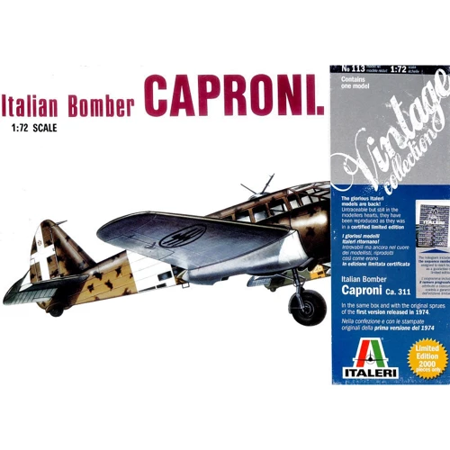 Модель Italeri Бомбардувальник Caproni CA.311 (Vintage Collection) (IT0113)