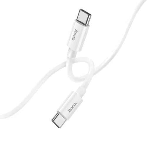 Кабель Hoco Cable USB-C to USB-C X87 2A 60W 1m White: Тип USB-C - USB-C