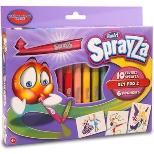 Sprayza Набор GIRL PRO (10 фл.+6 трафаретов) (SA2407): Производитель Sprayza
