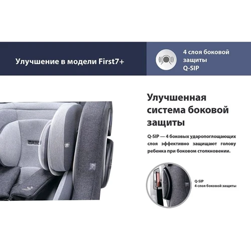 Автокресло Daiichi First7 Fix 0-25 кг Organic Brown (8809405851659): Внутренние ремни 5-ти точечный ремень