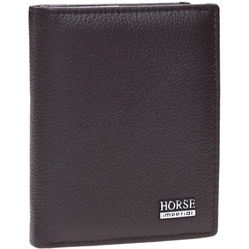Чоловіче портмоне Horse Imperial коричневе (k1010k-brown)
