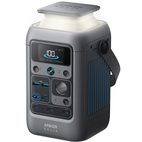 Зарядная станция Anker SOLIX C300 DC 288Wh 300W (A17260Z1): Выходы потребителей Автоприкуриватель, USB-C, USB-A